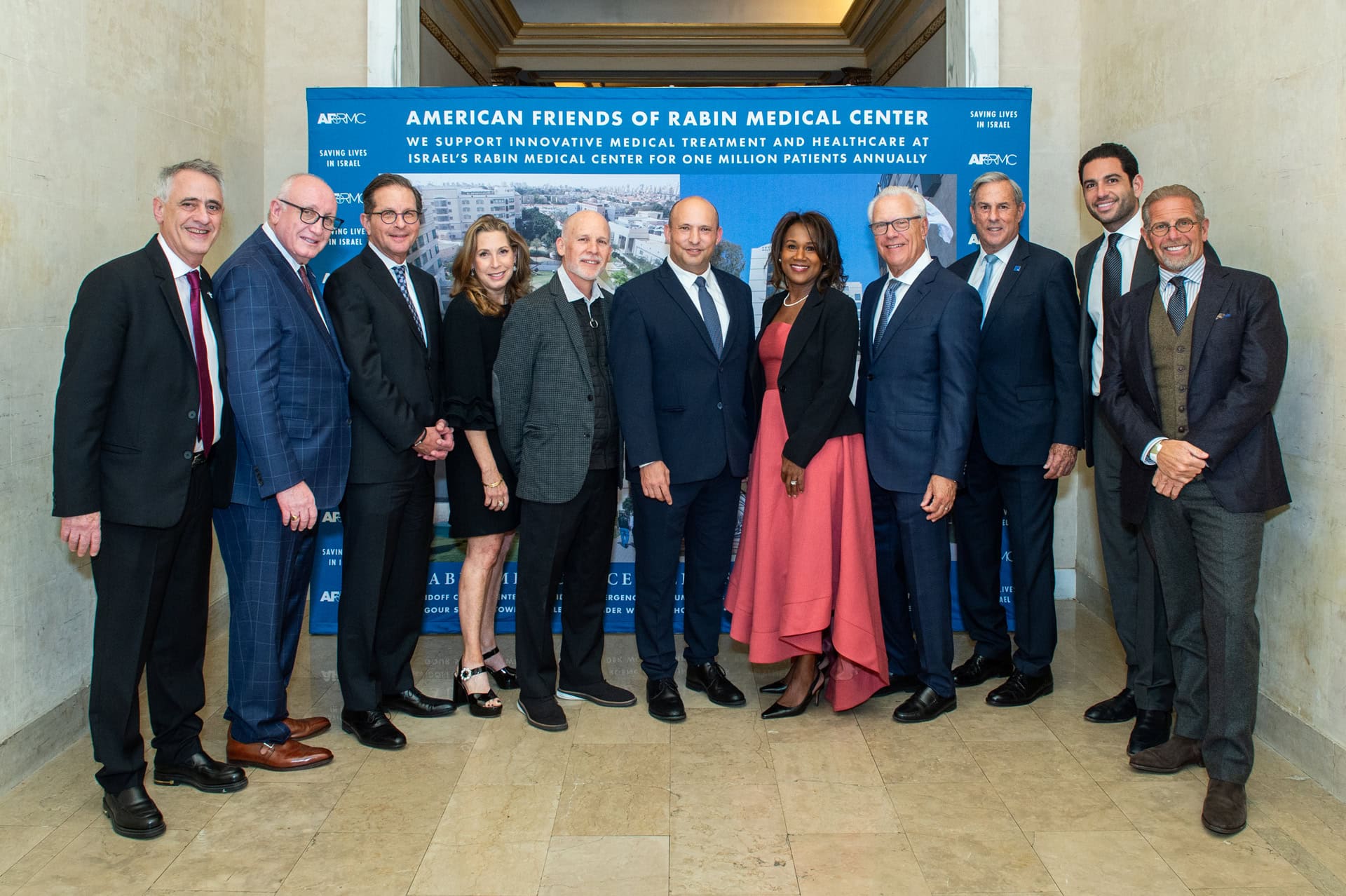 AFRMC Board with Naftali Bennett