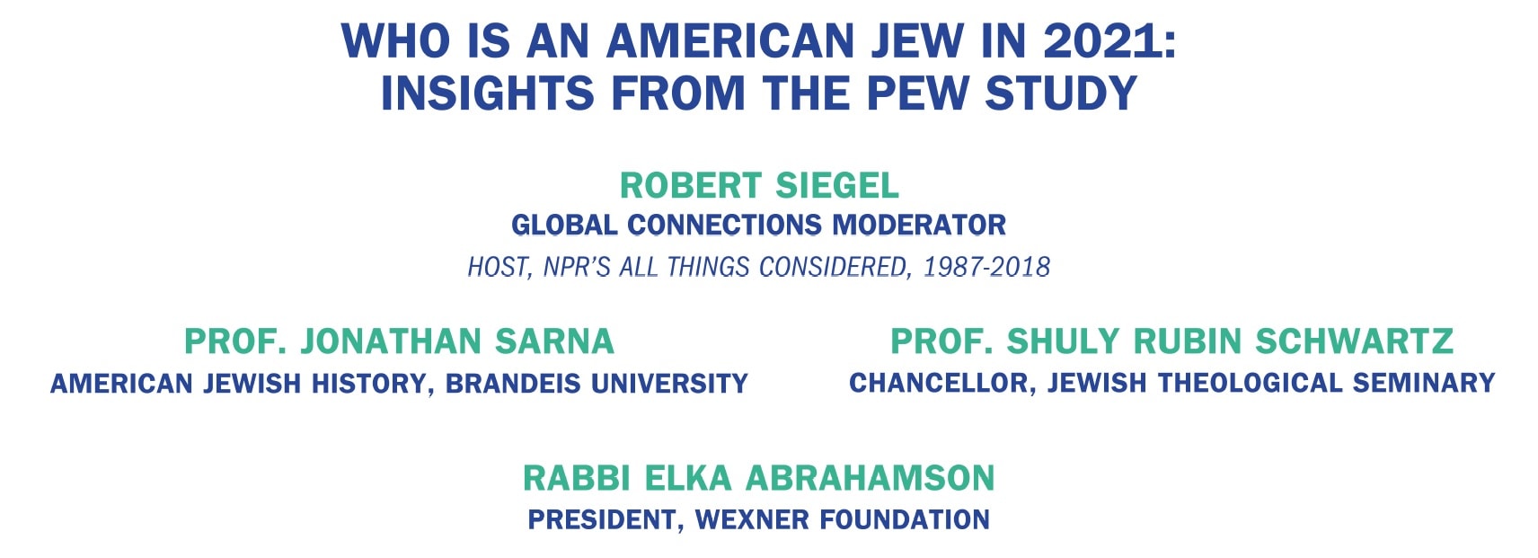 Global Connections: Who Is An American Jew In 2021: Insights From The Pew Study